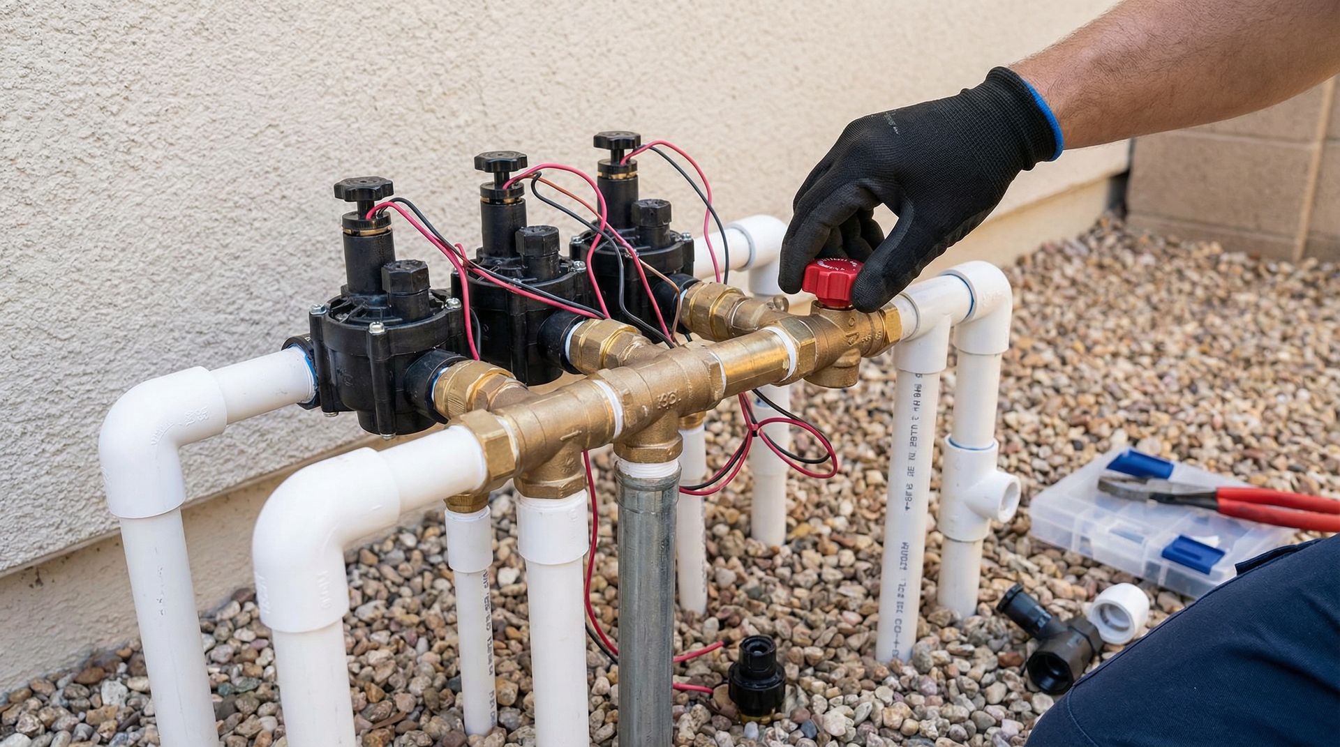 Irrigation valve repair and replacement